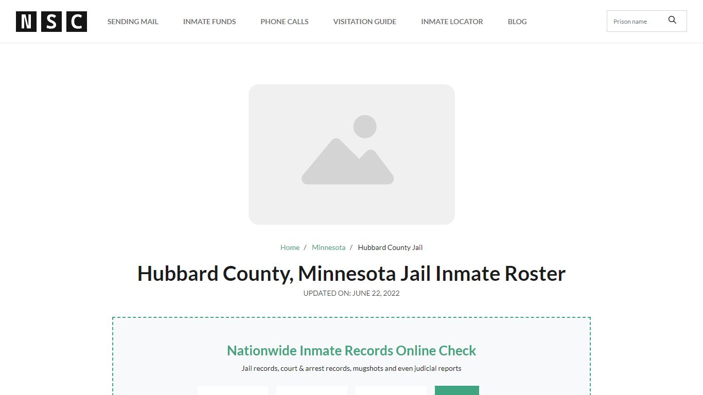 Hubbard County, Minnesota Jail Inmate List - Nationwide Inmate Lookup ...